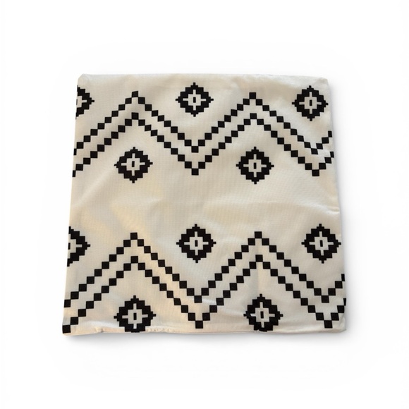 Black and White Geometric Throw Pillows - Picture 5 of 6